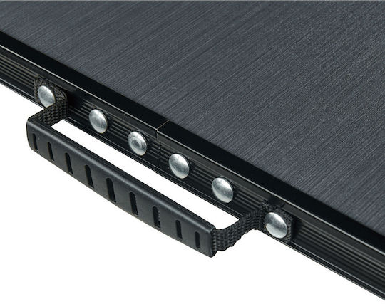 OZtrail Πτυσσόμενο Snack Τραπέζι για Camping Πτυσσόμενο 40x40x29.5cm Γκρι