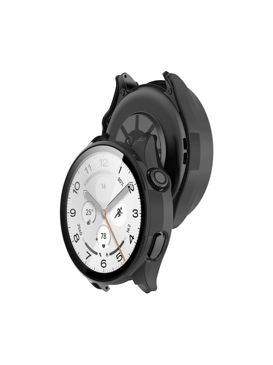 Techsuit Defense360 Pro Πλαστική Θήκη με Τζαμάκι σε Μαύρο χρώμα για Xiaomi Watch 5 Techsuit Defense360 Pro Πλαστική Θήκη με Τζαμάκι σε Μαύρο χρώμα για Xiaomi Watch 5