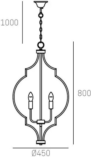 COSMOLight Black Pendant Ceiling Light