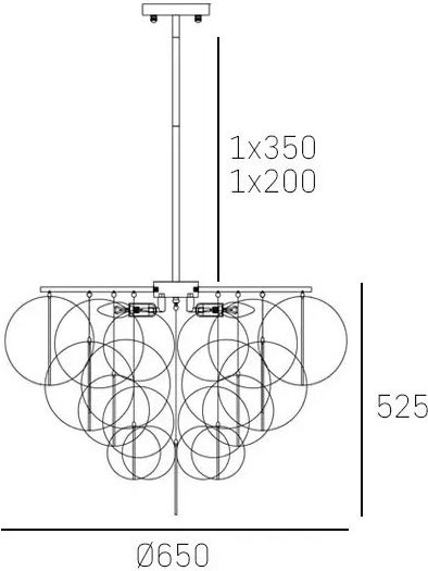 COSMOLight White Pendant Ceiling Light