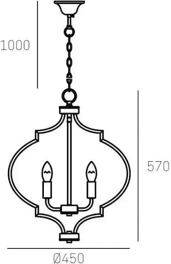 COSMOLight Black Pendant Ceiling Light