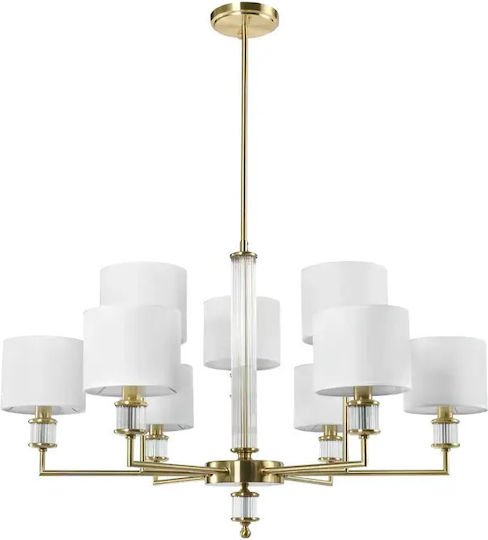 COSMOLight Adjustable Bronze Pendant Ceiling Light with E14 Socket 92x92cm