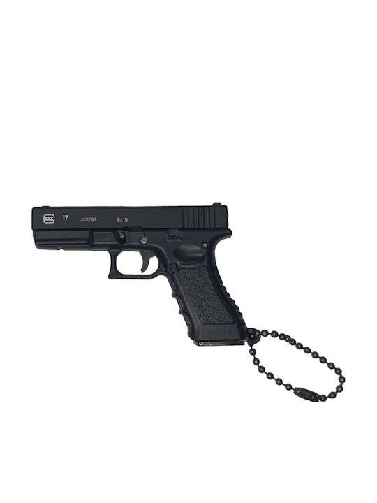 Glock G17 Пистолет Миниатюра Ключодържател Черно OD Зелено