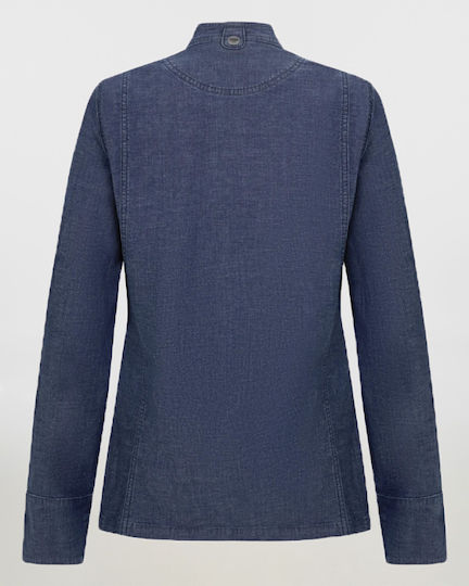 Γυναικείο Σακάκι Σεφ Μακρύ Μανίκι Velilla 405212sw Denim