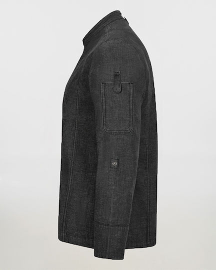 Haina De Bucătar Mânecă Lungă Velilla 405212s Denim Gri Închis