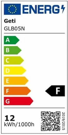 Geti Λάμπα Led E27 12w A60 Λευκό Φυσικό White Natural Samsung Chip