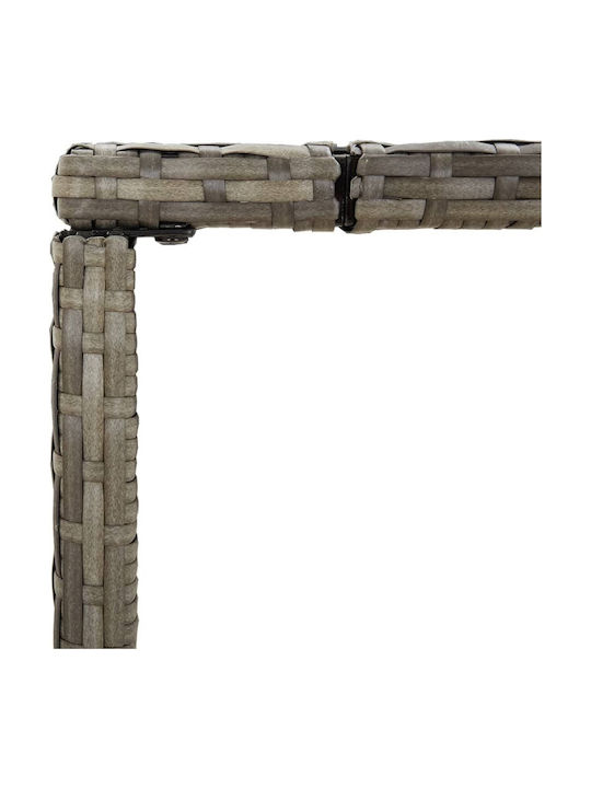 vidaXL Outdoor Bar Set 5 Pieces Gray