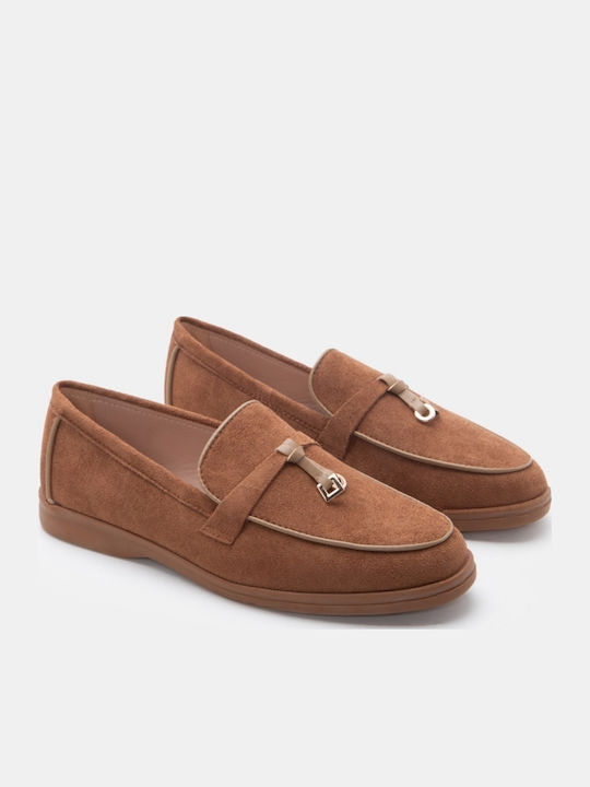 Women's Moccasins In Brown Colour