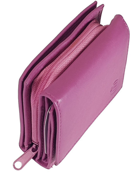 Small Leather Women's Wallet with RFID Green