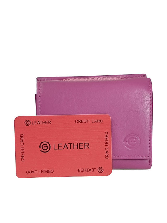 Small Leather Women's Wallet with RFID Green