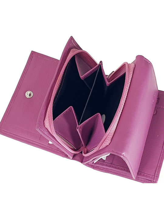 Small Leather Women's Wallet with RFID Green