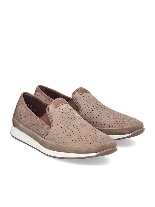 Mocasini De Damă Din Piele În Culoare Maro