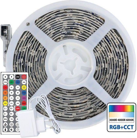 Set Speed Led Led Strip Rgb+cct With Controller 24w 230v Ip20 5247