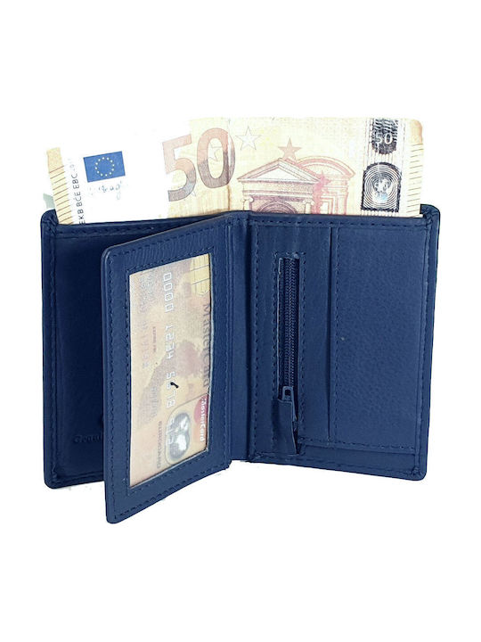 Herrenbrieftasche Reise Mit RFID Blau