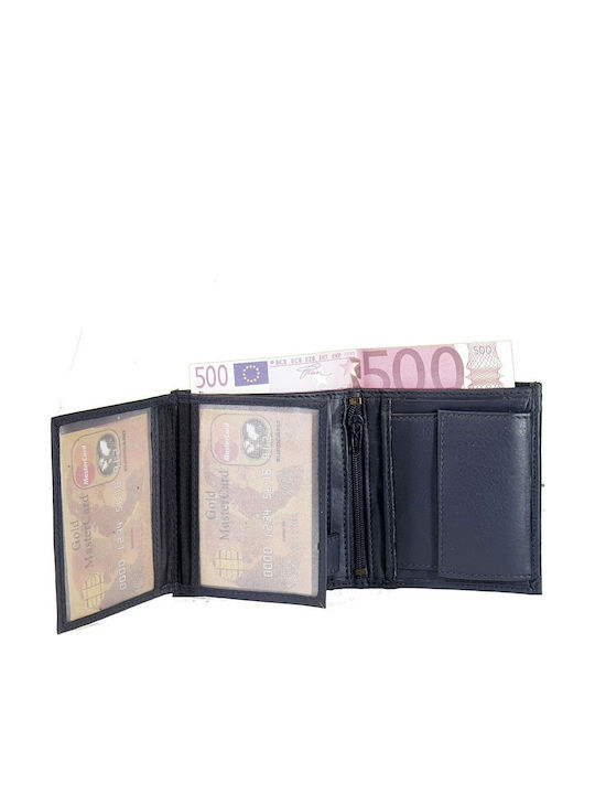 Δερμάτινο Ανδρικό Πορτοφόλι με RFID Μαύρο