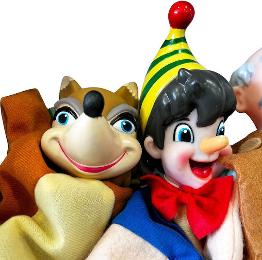 Argy Toys Σετ Γαντόκουκλες Μαριονέτες Πινόκιο