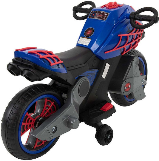 Παιδική Μηχανή Spider-Man Ηλεκτροκίνητη 6 Volt Μπλε για 3+ ετών