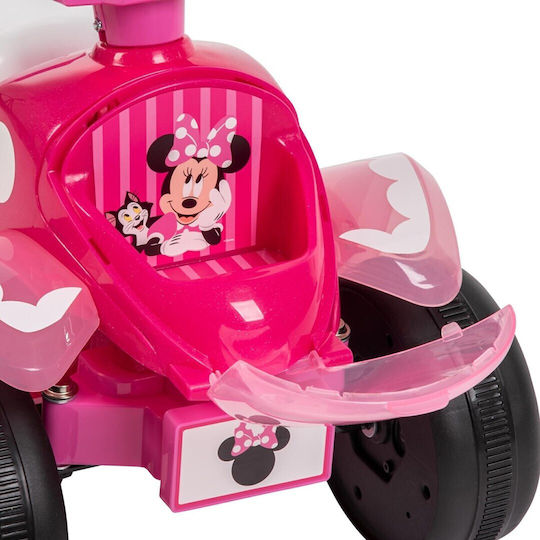 Παιδική Μηχανή Minnie Ηλεκτροκίνητη 6 Volt Ροζ για 1+ ετών