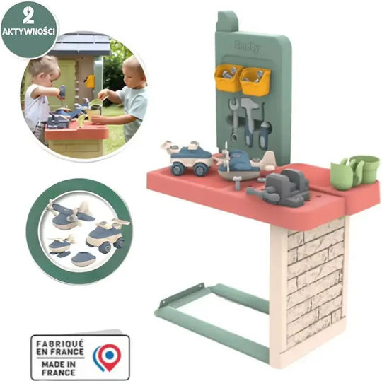 Smoby Multifunktionales Kinder-Spielhaus Garten 144,5x110x127cm
