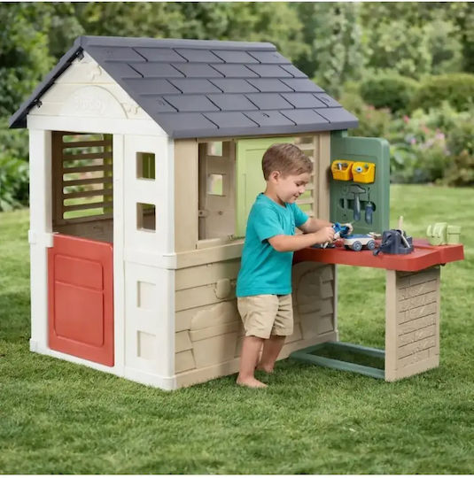 Smoby Multifunktionales Kinder-Spielhaus Garten 144,5x110x127cm