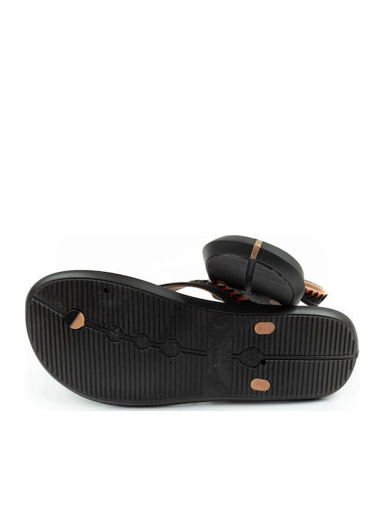 Slapi Bărbați Flip Flops Negri