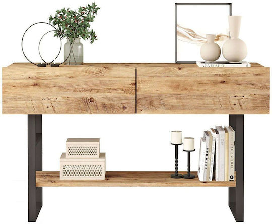 Wooden Console Table Pine L138.8xW43xH75.7cm Wooden Console Table Pine L138.8xW43xH75.7cm