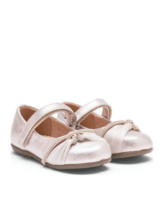 Kids Pumps & Ballerinas Anatomic With Hoop & Loop Closure Leather White