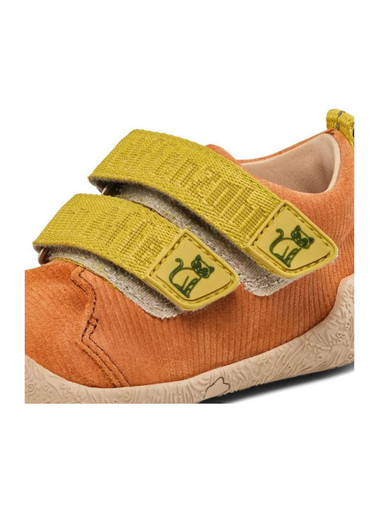 Παιδικά Sneakers με Σκρατς Μπεζ