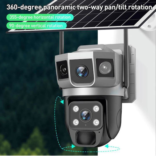 VTS02 IP Surveillance Camera 4G Full HD+ 4MP Waterproof Battery With Two-Way Communication