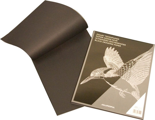 Aurora A4 Skizzenblock 20 Stücke 120g/m² Aurora Raphael Schwarzes Papier