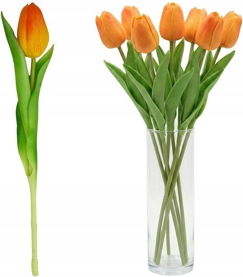 Orange Tulip 31cm Life-like Spring Decoration Orange
