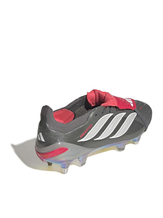 adidas Predator Elite Football Shoes with Cleats SG Gray