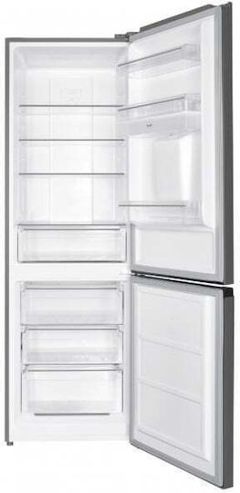 Heinner Heinner Kühlschrank mit Gefrierfach 291lt NoFrost Höhe 186xBreite 60xTiefe 60cm Grau