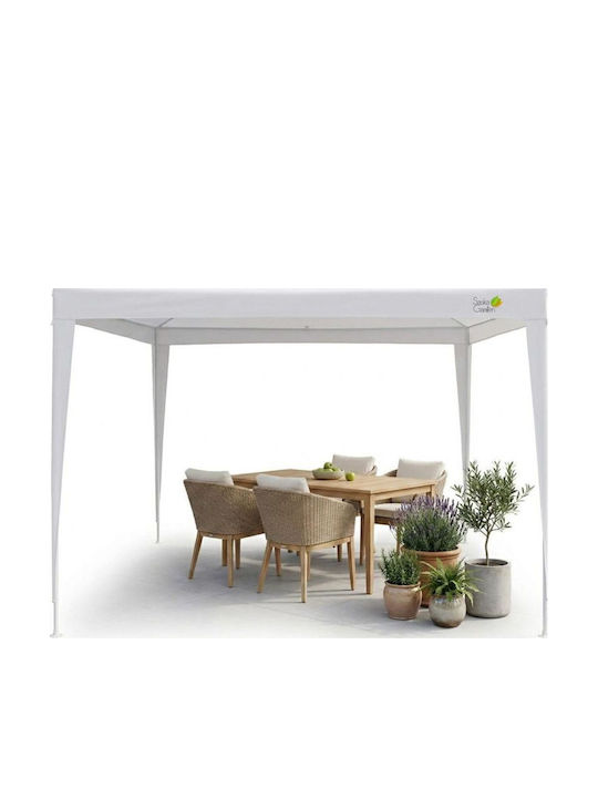 Saska Garden Τέντα Βεράντας Λευκή 3x3m