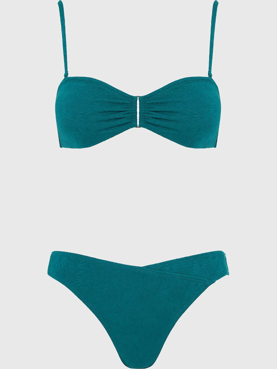 Bikini Slip Petrol Blue FBL013-119-16B Deep Lake
