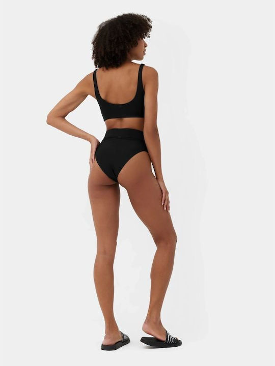 Bikini Slip Ψηλόμεσο Μαύρο