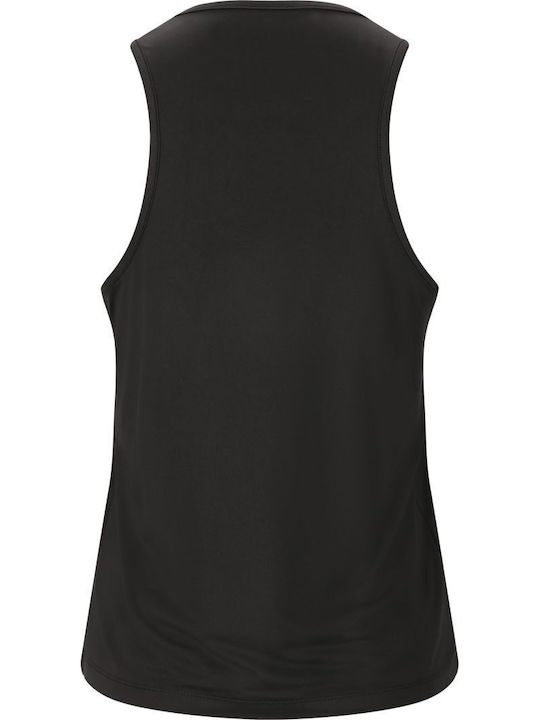 Damen Sport Top Ärmellos Schnell Trocknend Schwarze