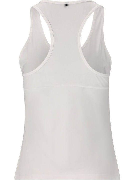 Bluza Damă Fără Mâneci Albă