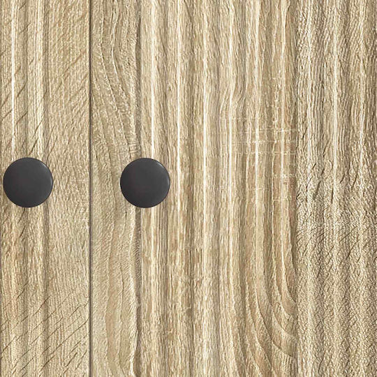 Sideboard from Wood & Metal Beige 66x34.5x90cm