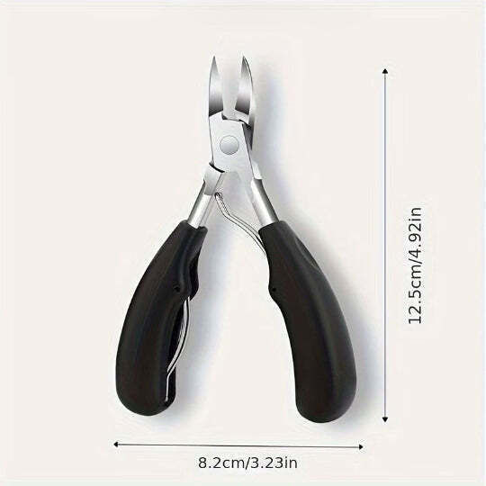 Professional Stainless Steel Nail Clippers Both Men Women Black