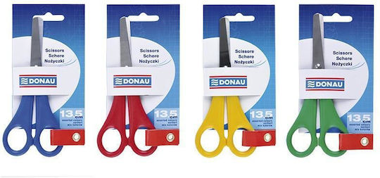 Donau Kinder Schere 13,5cm mit Rostfreier Stahl Klinge Verschiedene Designs 1 Stück