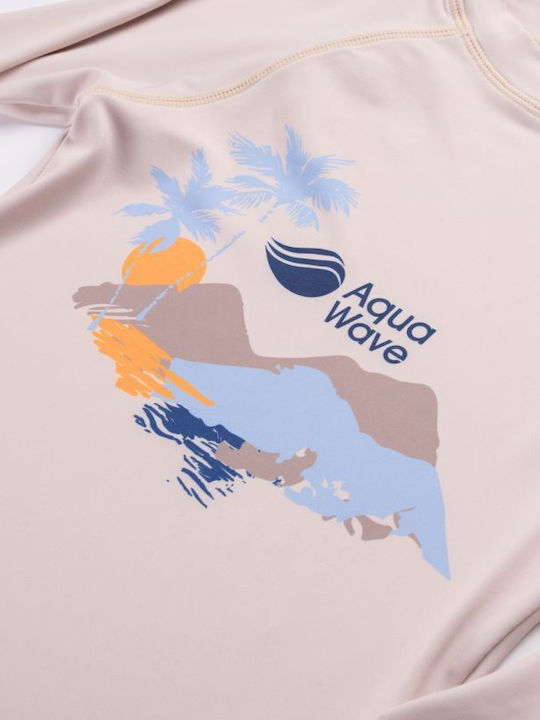 Aquawave Παιδικό Μαγιό Μπλούζα Ροζ