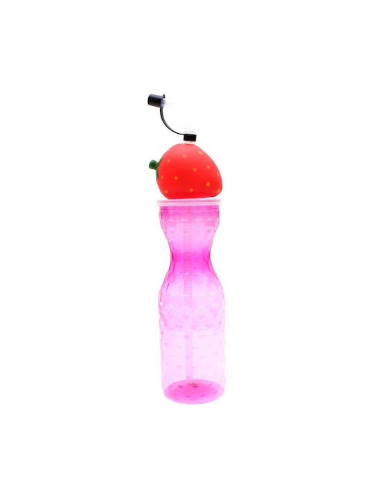 Excellent Houseware Αθλητικό Παγούρι Πλαστικό 500ml Ροζ