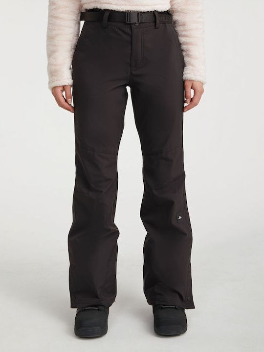 Women's Fabric Trousers In Slim Fit Black