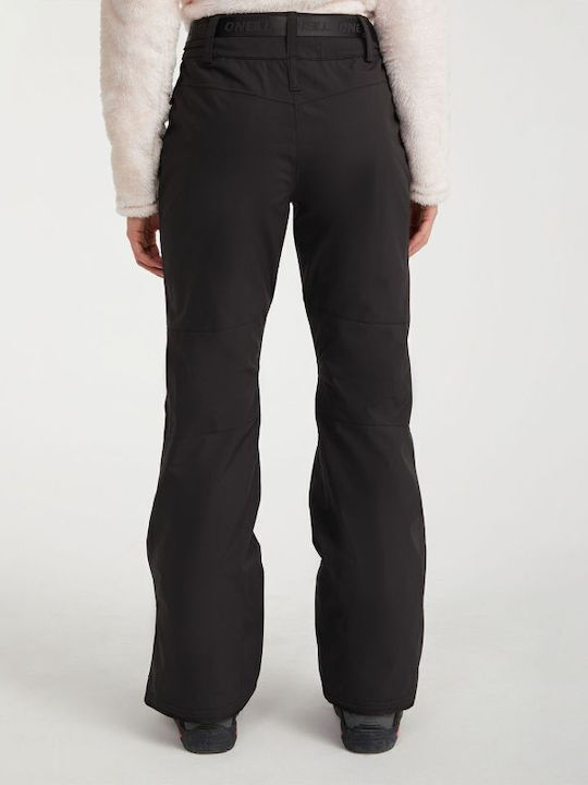 Women's Fabric Trousers In Slim Fit Black