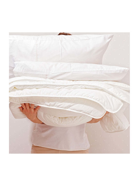 HappyNest Κουβερτοπάπλωμα Πουπουλένιο Διπλό 200x220εκ. 800
