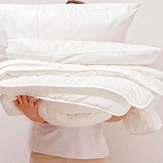 HappyNest Κουβερτοπάπλωμα Πουπουλένιο Διπλό 200x220εκ. 800
