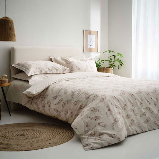 Vesta Home Super King Quilt 220x230cm Karen-2 Sand Beige 11.5 Togs