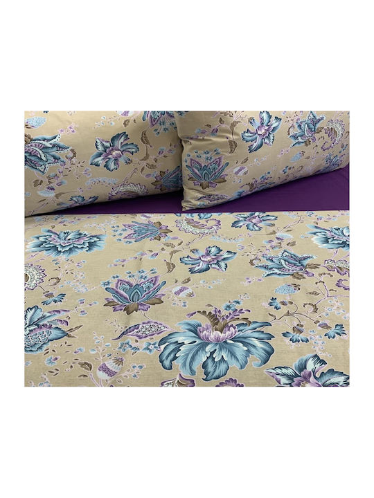 MayHome Duvet Set Queen 220x240cm Floral 3pcs 350 GSMGsm