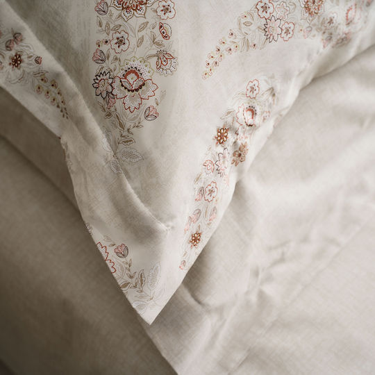 Vesta Home Super King Quilt 220x230cm Karen-2 Sand Beige 11.5 Togs